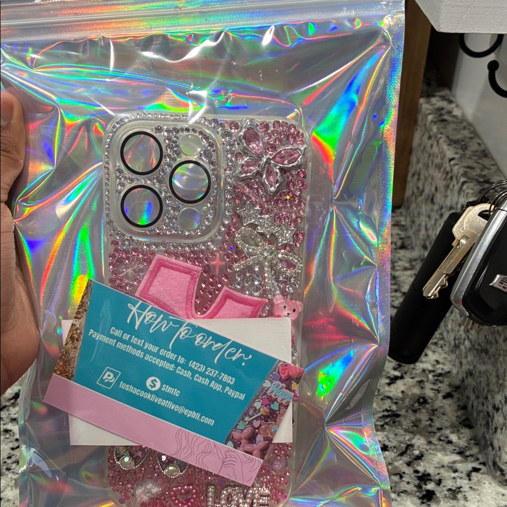 Pink Glitter Phone Case